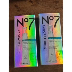 New Set of 2- No7 Laboratories Line Correcting Booster Serum  0.84 fl oz
